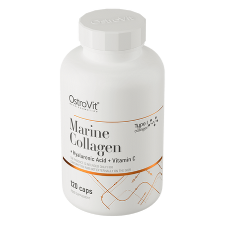 Marine Collagen + Hyaluronic Acid + Vitamin C 120 capsules