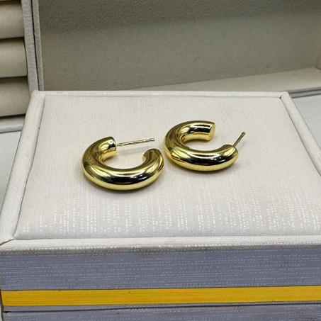 Boucles D'oreilles En Alliage, Bijoux Élégants, Style Simple Pour Femmes Et Filles