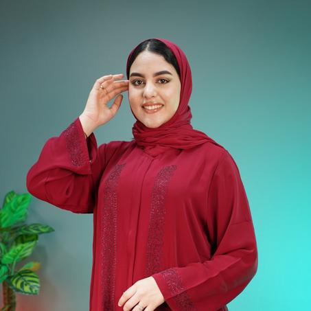 عباية علياء بالفولار إماراتية