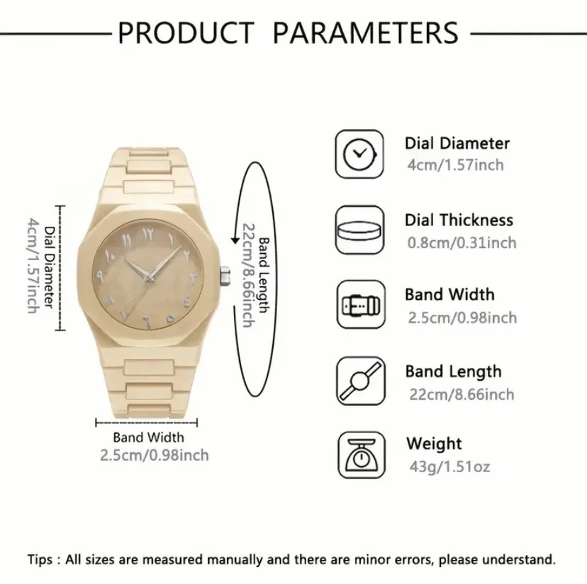 ساعة رجالية جديدة تعمل بالكوارتز ومتوفرة بعدة ألوان، مثالية للاستخدام اليومي وخيار رائع كهدية في مناسبات مثل الهالووين، عيد الميلاد، عيد الشكر، عيد الحب، شهر رمضان، أو في أعياد ميلاد الأصدقاء