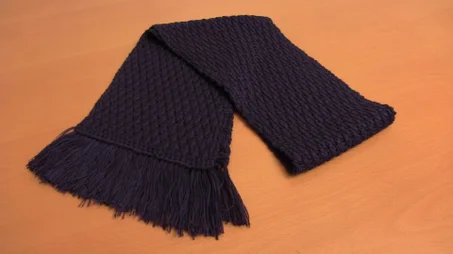 كشكول/كوفية رجالي بالكروشيه