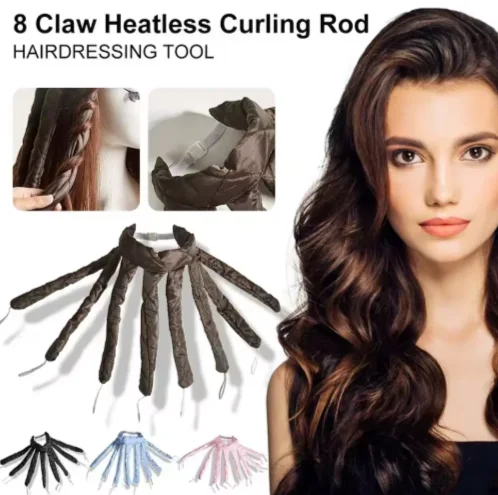 مموج الشعر بدون حرارة