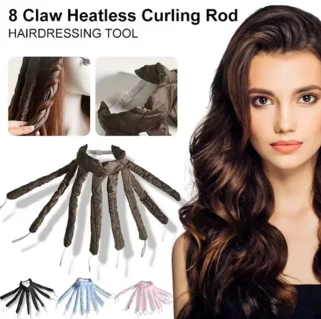 مموج الشعر بدون حرارة