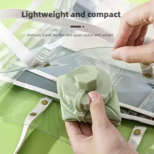 زجاجة قابلة للطي من السيليكون محمولة