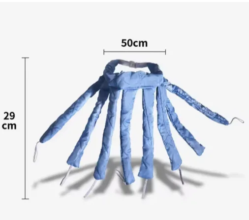 مموج الشعر بدون حرارة