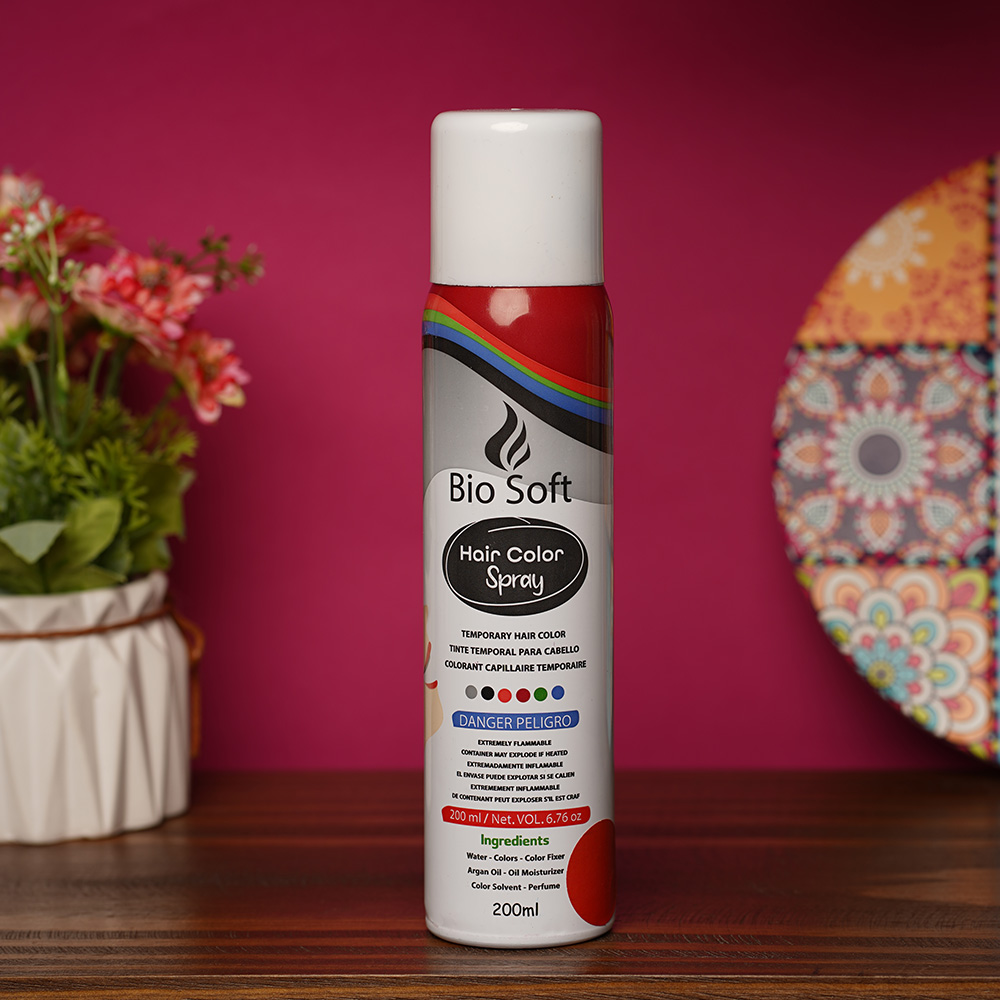 سبراي صبغة الشعر المؤقت Bio Soft