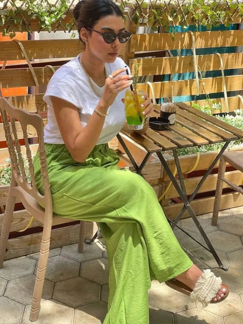 بنطلون كتان