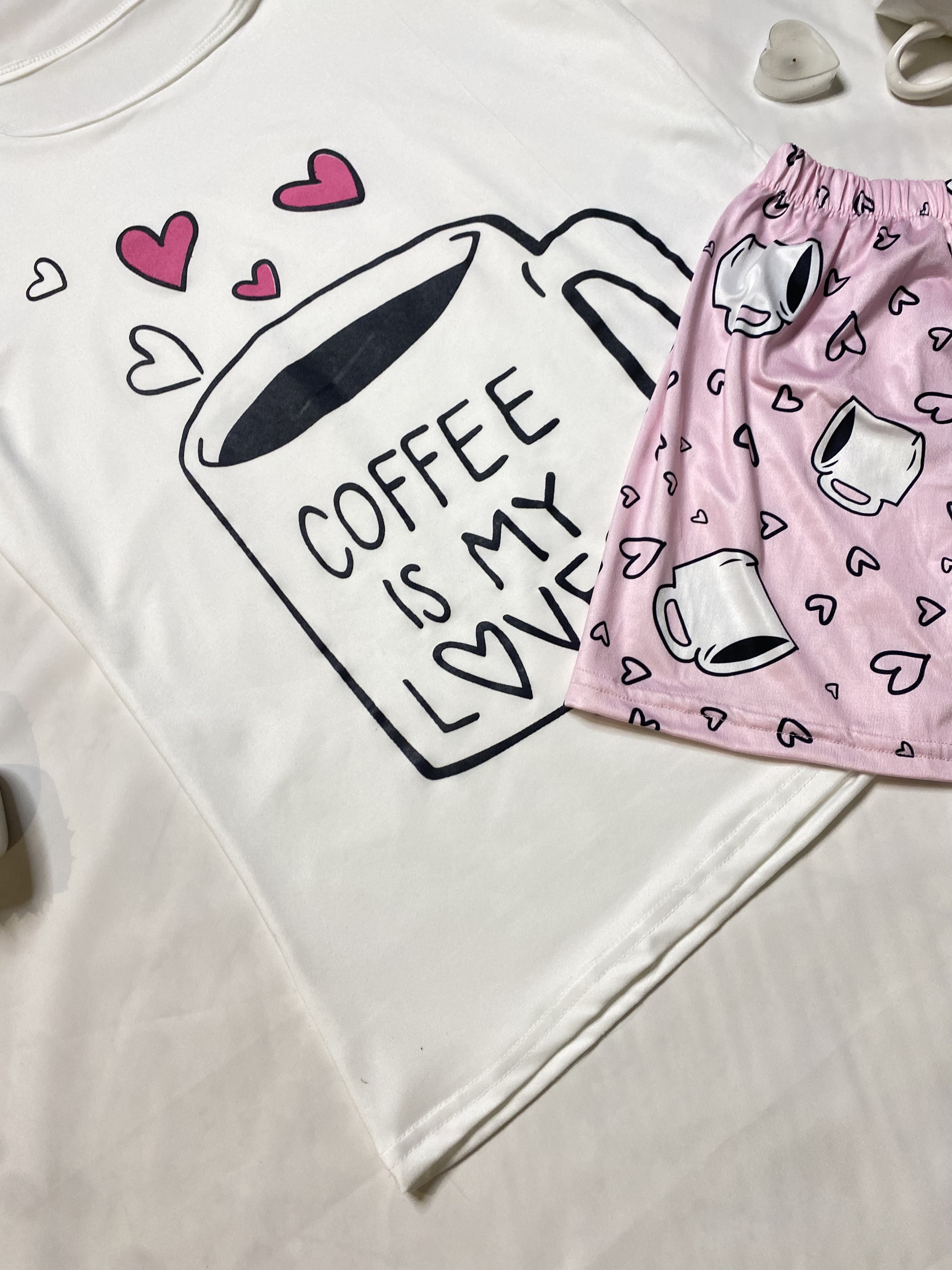 بيجامة حريمي Coffee Is My Lover