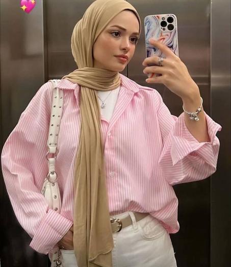 شميز مقلم خطوط ضيقه
