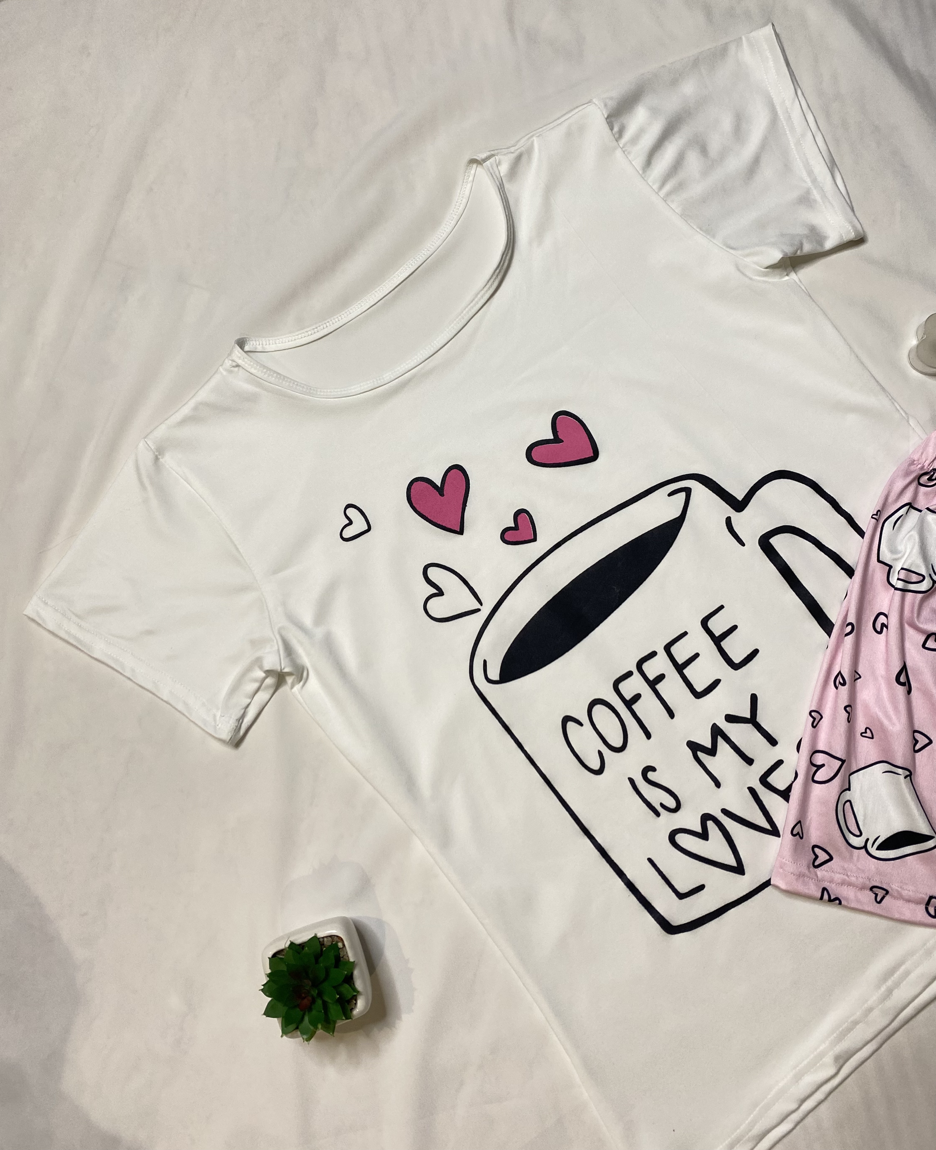 بيجامة حريمي Coffee Is My Lover