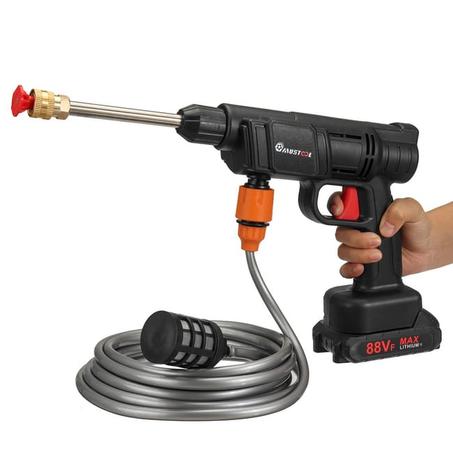 مسدس ضخ المياه لاسلكي عالي الضغط 3 بطاريات 48 فولط