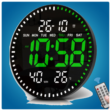 Horloge murale numérique LED