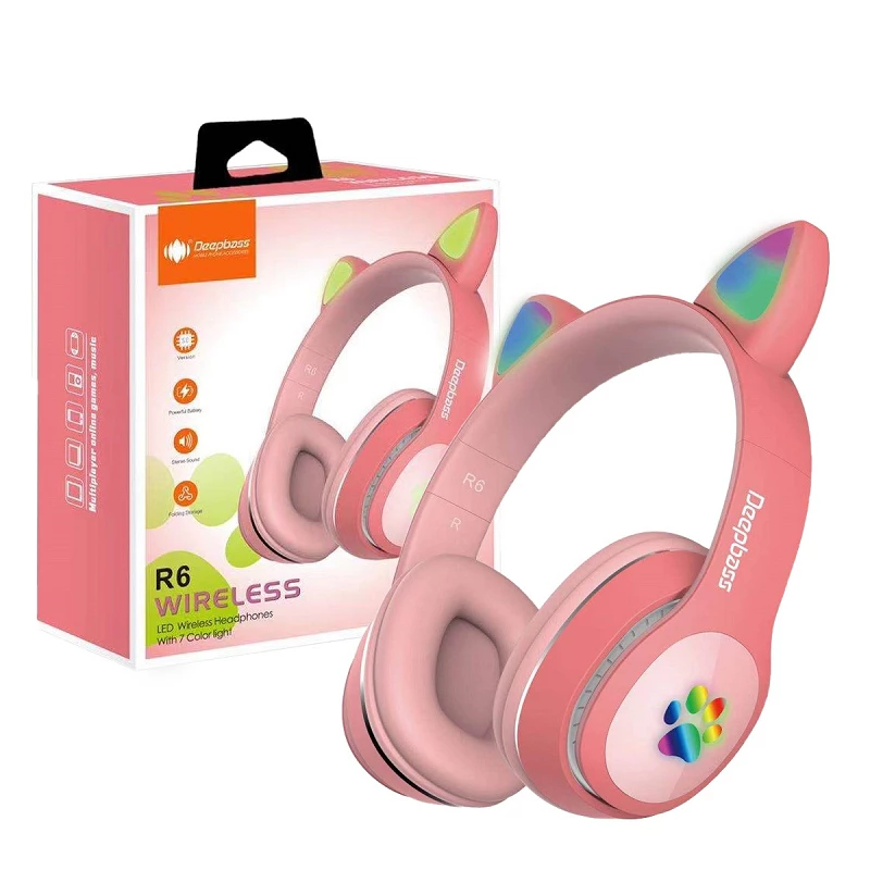 Deep Bass Ecouteurs Casque Bluetooth V4.2+EDR sans fil R6
