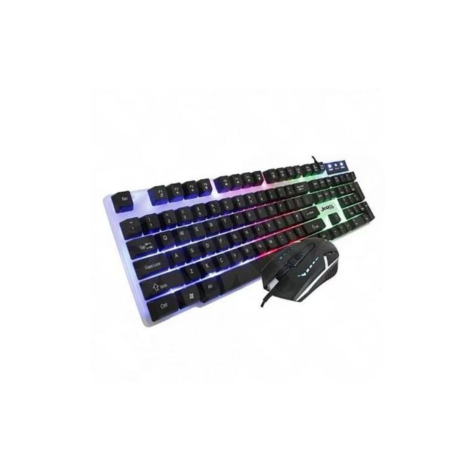 Azami Tech clavier et souris - pack gaming - style élégant - Français - Noir