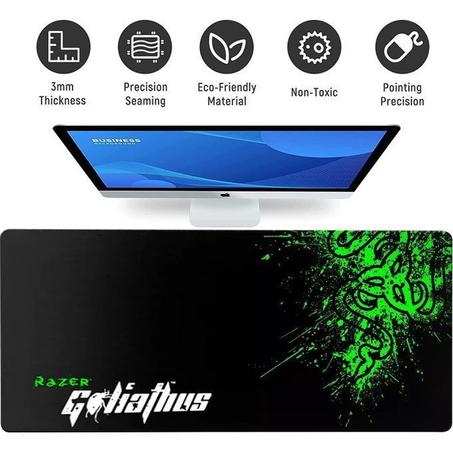 Tapis de souris clavier Gamer, RAZER Goliathus, pour ordinateur de bureau XXL
