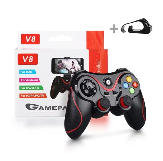 Manette de Jeu Mobile Sans Fil Bluetooth V8