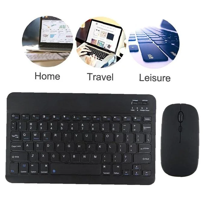 Mini clavier et souris sans fil Bluetooth