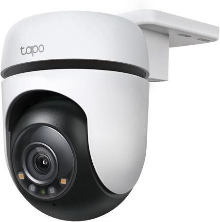 Tapo Tapo C510W - Cámara de seguridad Wi-Fi con cable 2K para exteriores, vista de 360°, seguimiento de movimiento, funciona con Alexa y Google Home, visión nocturna a color, detección de IA 