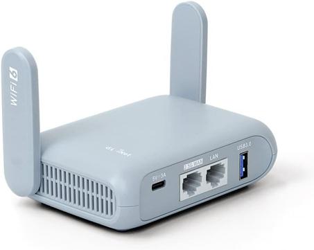 GL.iNet GL-MT3000 (Beryl AX) - Router inalámbrico Gigabit de viaje, con Wi-Fi 6, de bolsillo, con OpenVPN y Wireguard, conexión a la página de inicio
