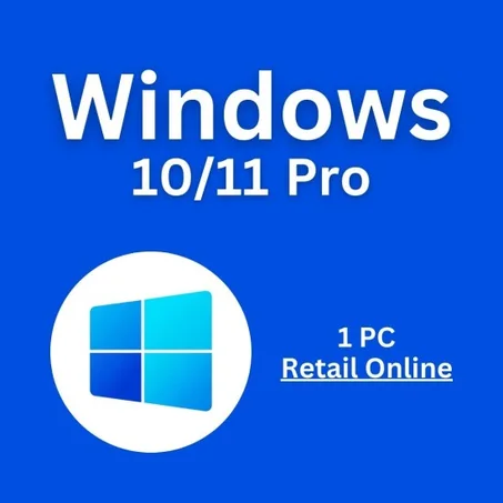Windows 10/11 Pro Retail Key – 1 PC Transferable License (Global)