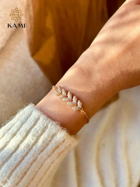 KAMI Bracelet Chaîne Cristal