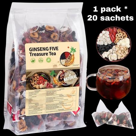 Treasure Tea : Thé Naturel pour Éliminer les Calculs Rénaux et Soulager les Douleurs