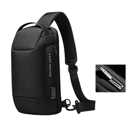 حقيبة متعددة الوظائف مضادة للسرقة مع شاحن USB