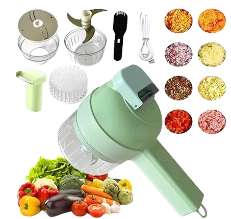 قطاعة خضروات كهربائية محمولة