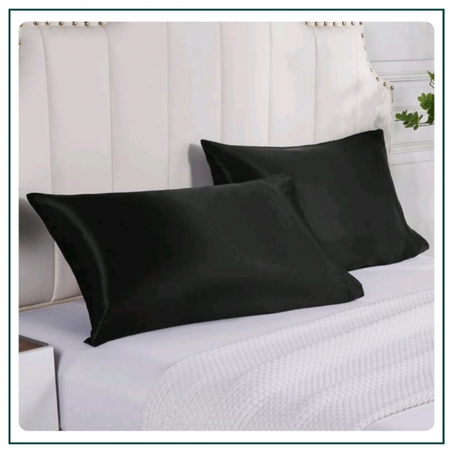 (نوعية التوب جيدة) غطاء ثلات وسادات + ربطة الشعر ( ثلات قطع)