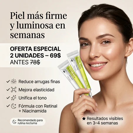 Retinal Shot crema - *oferta especial*  2 UNIDADES (¡Ahorras 9 $!)