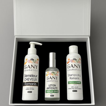 مجموعة إكليل الجبل  و بلسم المضاد لتساقط الشعر – للشعر الدهني