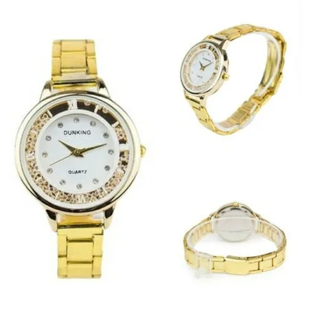 Dunking ساعة يد نسائية أنيقة - ذهبي