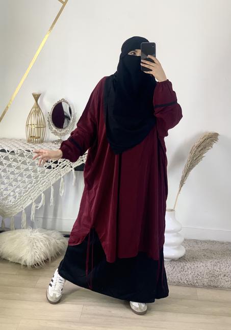 انسومبل خمار مع نقاب 4 قطع