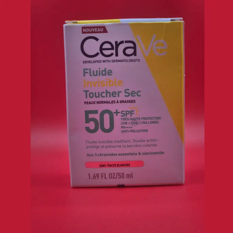 CeraVe Fluide Invisible SPF50+ - visage