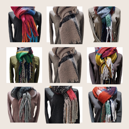 شال جودة ممتازة مع تريكو