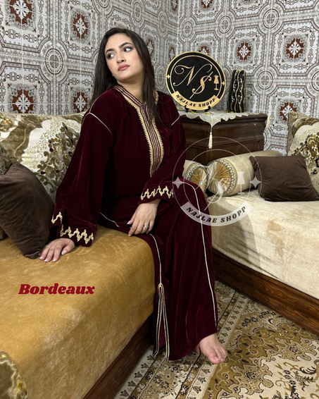Gandoura Najlae Velour 1
