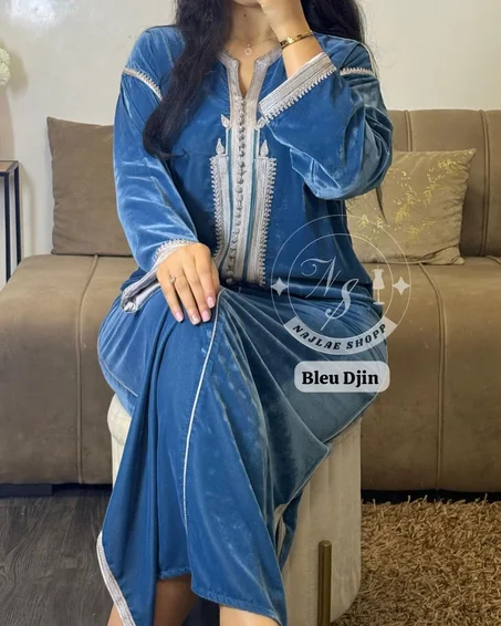 Gandoura Najlae Velour 2