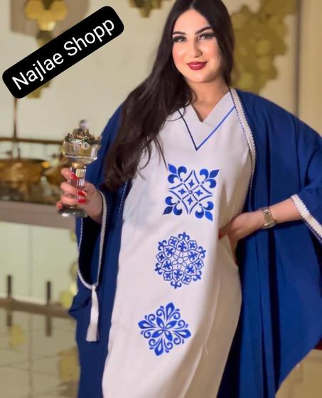 عباية دوبياس أنيقة وشيك فاللبسة