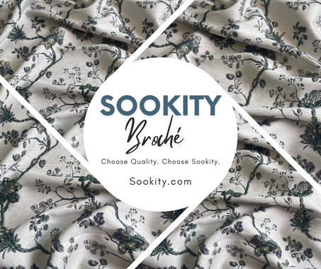 Broché - Dahlia impériale