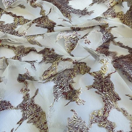 Organza - Île abandonnée en Bordeaux doré