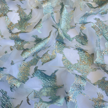 Organza - Île abandonnée en Vert turquoise doré