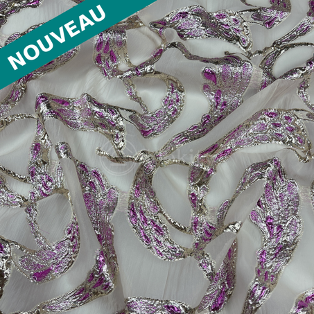 Organza - Boucles en Mauve doré