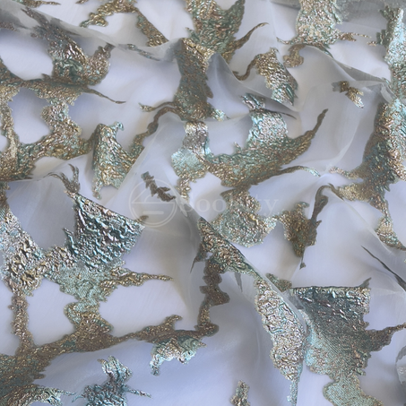 Organza - Île abandonnée en Vert givré