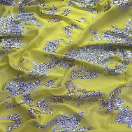 Tlija de lin - Archipel en Jaune citron