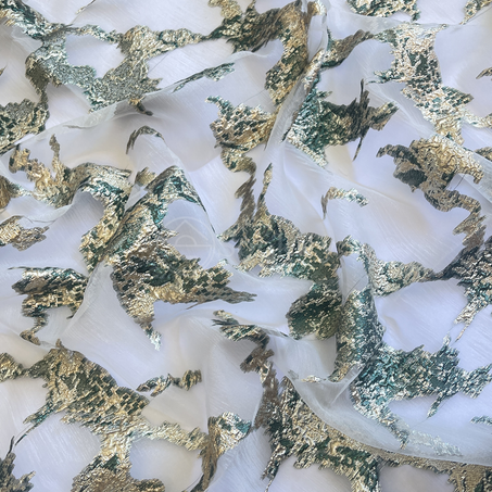 Organza - Île abandonnée en Vert roi doré