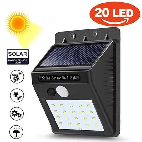 Lampe Solaire Intelligente Sécurité / 0 FCFA Électricité !