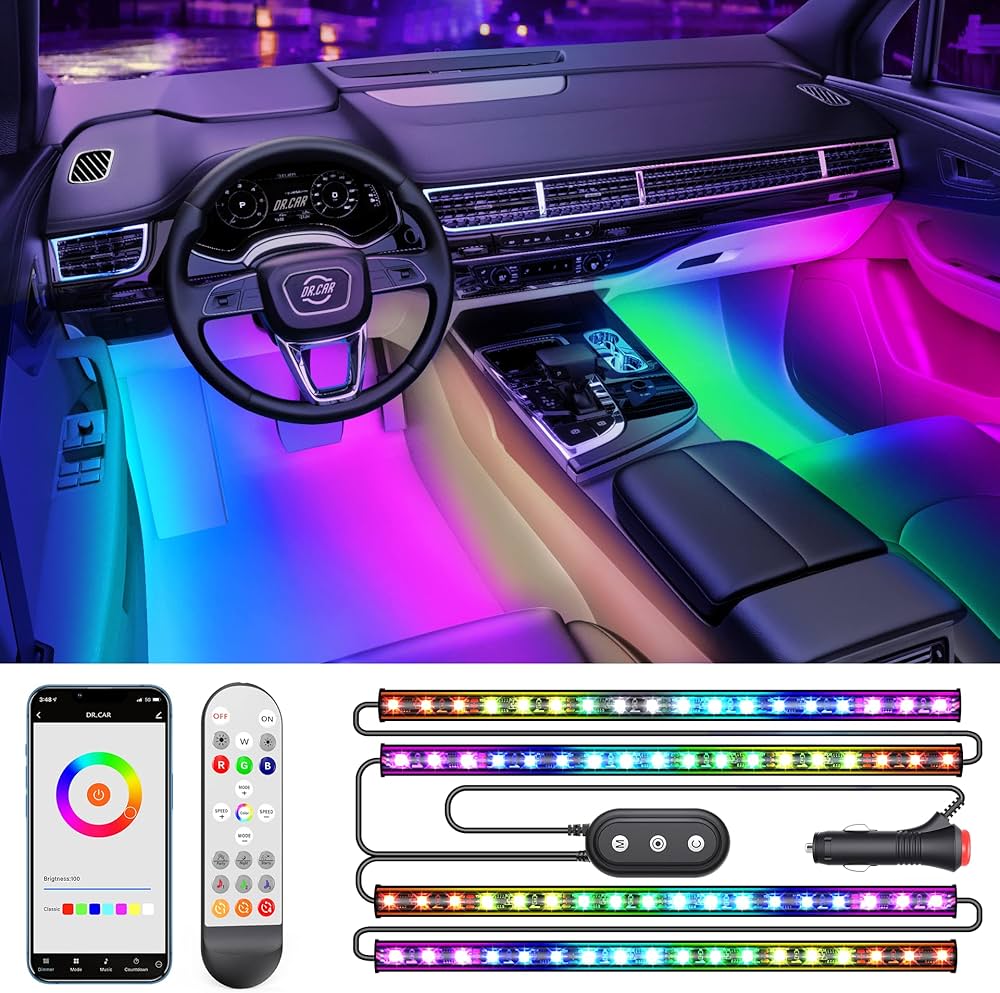 إضاءة LED في السيارة 🎁