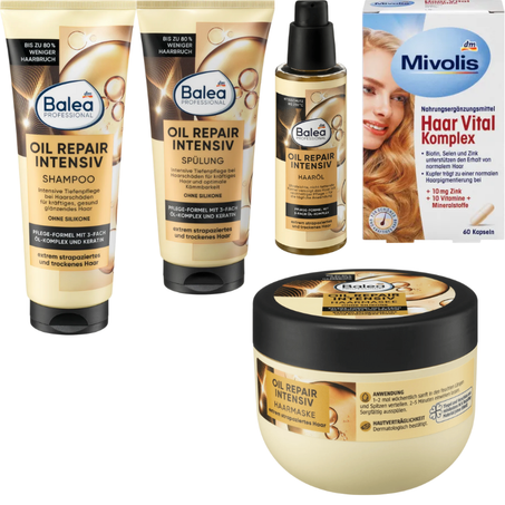 Pack Balea de soins pour des cheveux Secs et cassant