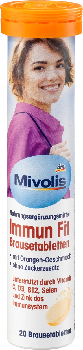 Mivolis Comprimés effervescents Immun Fit 20 pièces, 80 g