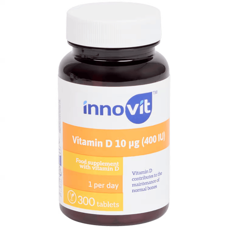Complément alimentaire Innovit Vitamine D 10 mcg 300 comprimés